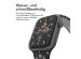 iMoshion Sportarmband⁺ für die Apple Watch Series 1-9 / SE / Ultra (2) - 42/44/45/49 mm - Größe M/L - Black & Anthracite