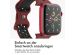 iMoshion Sportarmband⁺ für die Apple Watch Series 1-9 / SE / Ultra (2) - 42/44/45/49 mm - Größe M/L - Wine Red & Black