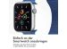 iMoshion Mailändische Magnetarmband für die Apple Watch Series 1-9 / SE - 38/40/41 mm - Größe M - Blau