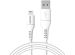 Accezz MFI-zertifiziertes Lightning- auf USB-Kabel - 1 m - Weiß
