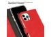 Selencia Echtleder Klapphülle für das iPhone 12 (Pro) - Rot