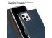 Selencia Echtleder Klapphülle für das iPhone 12 (Pro) - Blau