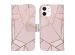 iMoshion Design TPU Klapphülle iPhone 12 Mini - Pink Graphic