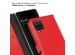 Selencia Echtleder Klapphülle für das Samsung Galaxy A12 - Rot