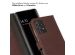 Selencia Echtleder Klapphülle für das Samsung Galaxy A52(s) (5G/4G) - Braun