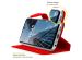 Accezz Wallet TPU Klapphülle für das Samsung Galaxy A72 - Rot