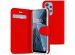 Accezz Wallet TPU Klapphülle für das Samsung Galaxy A72 - Rot