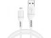 iMoshion MFI-zertifiziertes Lightning- auf USB-Kabel - Geflochtenes Gewebe - 1,5 m - Weiß