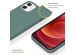 Accezz Liquid Silikoncase mit MagSafe für das iPhone 12 Mini - Grün