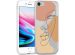 iMoshion Design Hülle für das iPhone SE (2022 / 2020) / 8 / 7 - Line Art Color Face
