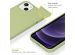 Accezz Liquid Silikoncase für das Apple iPhone 13 - Grün