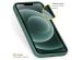 Accezz Liquid Silikoncase iPhone 13 Mini - Dunkelgrün