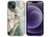 iMoshion Design Hülle für das iPhone 13 - Marble - Beige