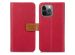 iMoshion Luxuriöse Klapphülle Canvas iPhone 13 Pro - Rot