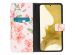 iMoshion Design TPU Klapphülle für das Samsung Galaxy S22 Plus - Blossom Watercolor
