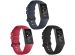 iMoshion Silikonband 3 Pack für die Fitbit Charge 3 / 4 - Schwarz / Blau / Rot
