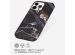 Selencia Aurora Fashion Back Case für das iPhone 14 Pro Max - ﻿Strapazierfähige Hülle - 100 % recycelt - Schwarzer Marmor