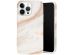 Selencia Aurora Fashion Back Case für das iPhone 14 Pro Max - ﻿Strapazierfähige Hülle - 100 % recycelt - Weißer Marmor