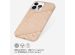 Selencia Aurora Fashion Back Case für das iPhone 14 Pro Max - ﻿Strapazierfähige Hülle - 100 % recycelt - Earth Leaf Beige