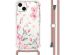 iMoshion Design Hülle mit Band für das iPhone 14 Plus - Blossom Watercolor