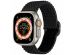 iMoshion Elastische Nylonarmband für das Apple Watch Series 1-9 / SE / Ultra (2) - 42/44/45/49 mm - Schwarz