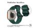 iMoshion Nylonarmband für das Apple Watch Series 1-9 / SE / Ultra (2) - 42/44/45/49 mm - Dunkelgrün