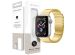 Selencia Edelstahl Magnetarmband für das Apple Watch Series 1-9 / SE - 38/40/41mm - Gold