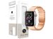 Selencia Edelstahl Magnetarmband für das Apple Watch Series 1-9 / SE / Ultra (2) - 42/44/45/49 mm - Rose Gold