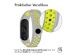 iMoshion Silikonband Sport für das Xiaomi Mi Band 7 - Grau / Lime