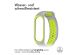 iMoshion Silikonband Sport für das Xiaomi Mi Band 5 / 6 - Grau / Lime