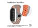 iMoshion Silikonband Sport für das Xiaomi Mi Band 3 / 4 - Grau / Orange
