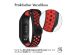 iMoshion Silikonband Sport für das Xiaomi Mi Band 3 / 4 - Schwarz / Rot