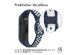 iMoshion Silikonband Sport für das Samsung Galaxy Fit 2 - Blau / Weiß