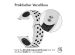 iMoshion Silikonband Sport - 20-mm-Universalanschluss - Weiß / Schwarz