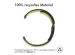 iMoshion Silikonband Sport - 22-mm-Universalanschluss - Schwarz / Neon Gelb