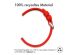 iMoshion Silikonband - 24-mm-Universalanschluss - Rot