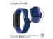 iMoshion Elastische Nylonarmband für das Fitbit Charge 3 / 4 - Dunkelblau