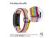 iMoshion Elastische Nylonarmband für das Fitbit Charge 3 / 4 - Rainbow