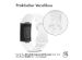 iMoshion Silikonband für das Fitbit Charge 5 / Charge 6 - Größe S - Weiß