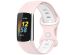 iMoshion Silikonband Sport für das Fitbit Charge 5 / Charge 6 - Rosa / Weiß