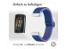 iMoshion Elastische Nylonarmband für das Fitbit Charge 5 / Charge 6 - Dunkelblau
