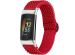 iMoshion Elastische Nylonarmband für das Fitbit Charge 5 / Charge 6 - Rot