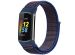 iMoshion Nylonarmband für das Fitbit Charge 5 / Charge 6 - Größe S - Blau