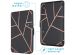 iMoshion Design Slim Hard Case Sleepcover für das Kobo Clara 2E / Tolino Shine 4 - Black Graphic