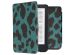 iMoshion Design Slim Hard Case Sleepcover für das Kobo Clara 2E / Tolino Shine 4 - Green Leopard