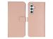 Selencia Echtleder Klapphülle für das Samsung Galaxy A54 (5G) - Dusty Pink