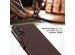 Selencia Echtleder Klapphülle für das Samsung Galaxy A14 (5G) - Braun