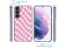 iMoshion Design Hülle für das Samsung Galaxy S22 - Retro Pink Check