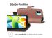 iMoshion Luxuriöse Klapphülle für das Xiaomi Redmi A1 / A2 - Braun