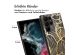 iMoshion Design Hülle für das Samsung Galaxy S23 Ultra - Blätter / Schwarz